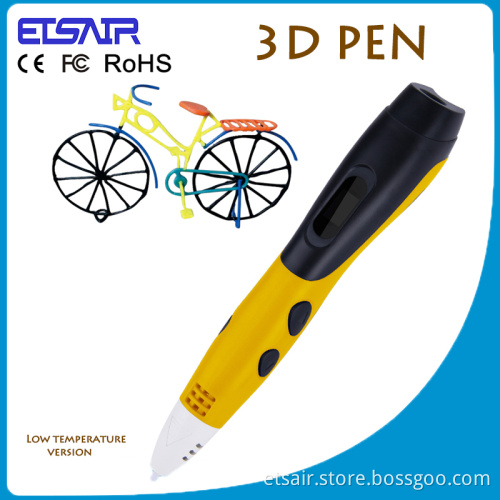 2017 Factory Wholesale OEM 3D Digital Printer Pen V6 3D Drawing Pen as Christmas Gift for Kids